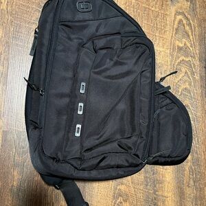 Ogio Logo Embroidered Ace Mono Pack Black Backpack